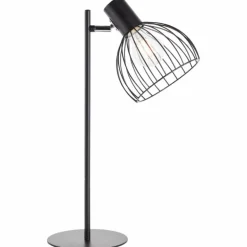 Lampe de table Brilliant-Leuchten Blacky Noir, 1 lumière