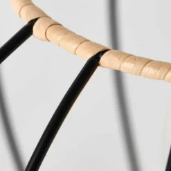 Lampe de table Brilliant-Leuchten Silemia Écru, Noir, 1 lumière