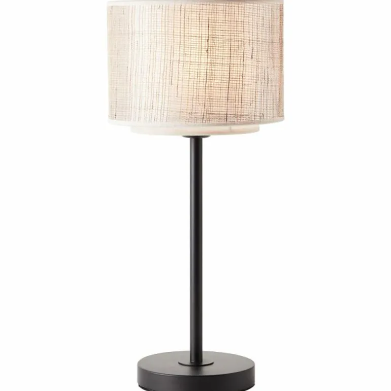Lampe de table Brilliant-Leuchten Odar Noir, 1 lumière