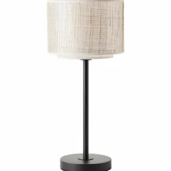 Lampe de table Brilliant-Leuchten Odar Noir, 1 lumière