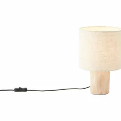 Lampe de table Brilliant-Leuchten Pia Écru, 1 lumière