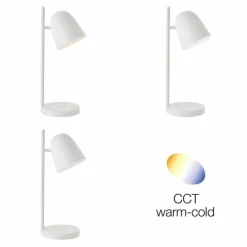 Lampe de table Brilliant-Leuchten Neda LED Blanc, 1 lumière