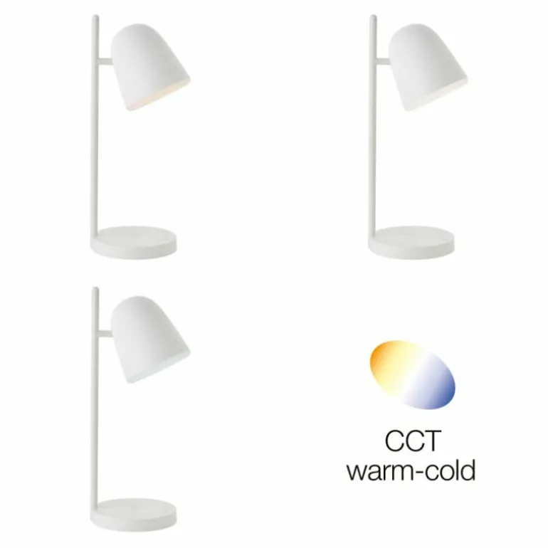 Lampe de table Brilliant-Leuchten Neda LED Blanc, 1 lumière