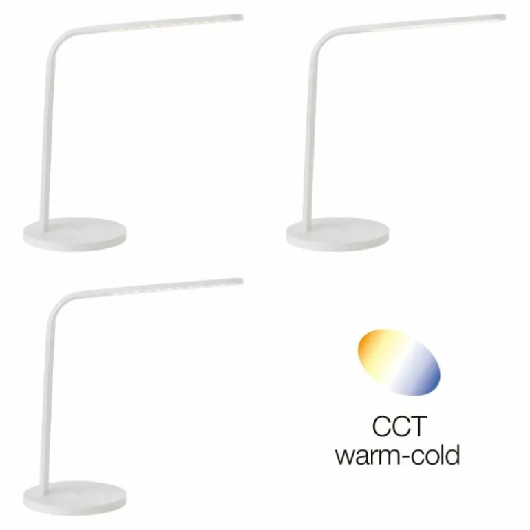 Lampe de table Brilliant-Leuchten Idelle LED Blanc, 1 lumière