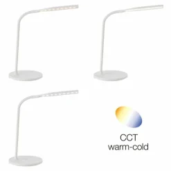 Lampe de table Brilliant-Leuchten Joni LED Blanc, 1 lumière