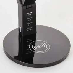 Lampe de table Brilliant-Leuchten Kaila LED Noir, 1 lumière