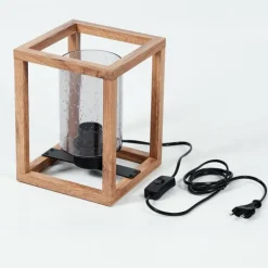 Lampe de table Brugg Écru, Noir, 1 lumière