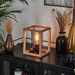 Lampe de table Brugg Écru, Noir, 1 lumière