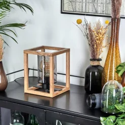 Lampe de table Brugg Écru, Noir, 1 lumière