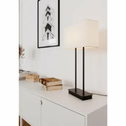 Lampe de table By Rydens Luton Noir, 2 lumières