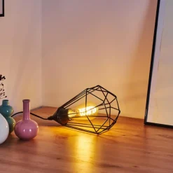 Lampe de table Cenova Noir, 1 lumière