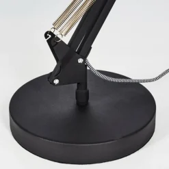 Lampe de table Chara Noir, Argenté, 1 lumière