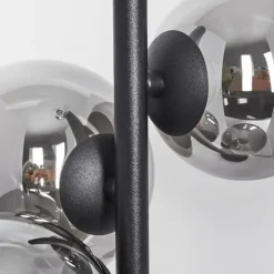 Lampe de table Chehalis LED Noir, 4 lumières