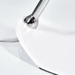 Lampe de table Corralcay Chrome, Blanc, 1 lumière