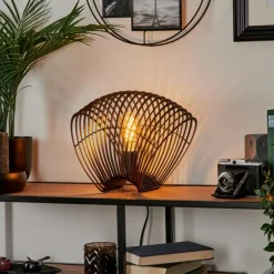 Lampe de table Corvallis Noir, 1 lumière