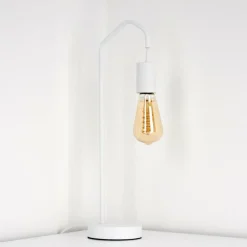 Lampe de table Cuyama Blanc, 1 lumière