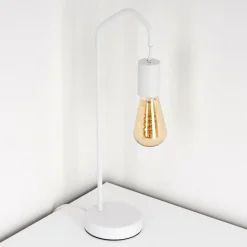 Lampe de table Cuyama Blanc, 1 lumière
