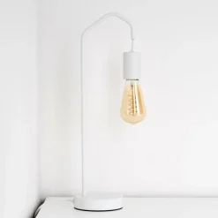 Lampe de table Cuyama Blanc, 1 lumière