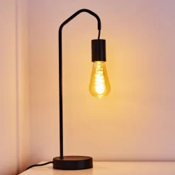 Lampe de table Cuyama Noir, 1 lumière