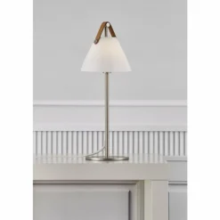 Lampe de table Design For The People by Nordlux STRAP Nickel mat, 1 lumière