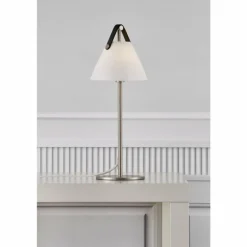 Lampe de table Design For The People by Nordlux STRAP Nickel mat, 1 lumière