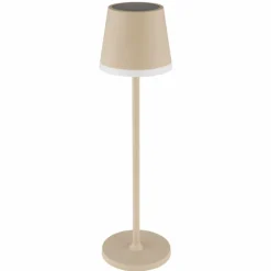Lampe de table d'extérieur, Lampe solaire Luminaires Globo Lighting LED Sable, Blanc, 1 lumière