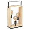 Lampe de table Eglo FAMBOROUGH Brun, Noir, 3 lumières