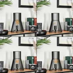 Lampe de table Emporia Noir, 1 lumière