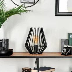 Lampe de table Emporia Noir, 1 lumière