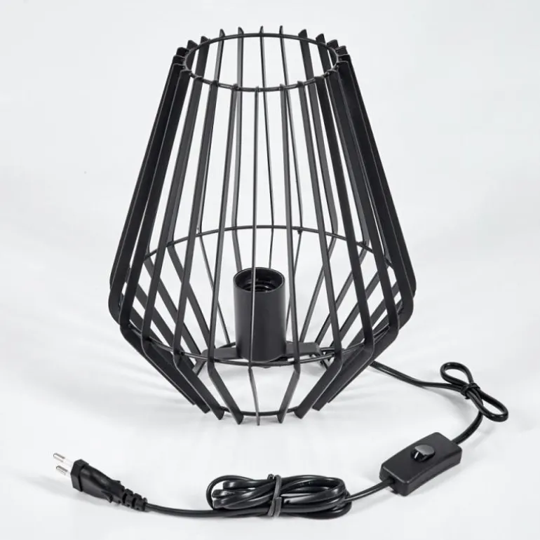 Lampe de table Emporia Noir, 1 lumière