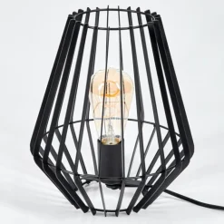 Lampe de table Emporia Noir, 1 lumière
