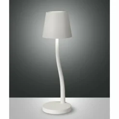 Lampe de table Fabas-Luce JUDY LED Blanc, 1 lumière