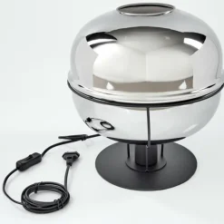 Lampe de table Feiro Noir, 1 lumière