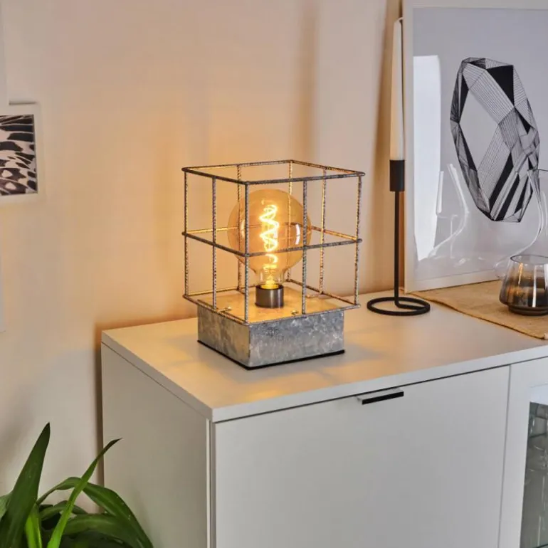 Lampe de table Fevaag Nickel mat, 1 lumière