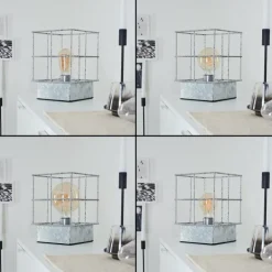 Lampe de table Fevaag Nickel mat, 1 lumière