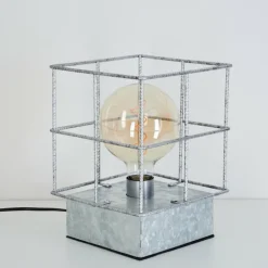 Lampe de table Fevaag Nickel mat, 1 lumière