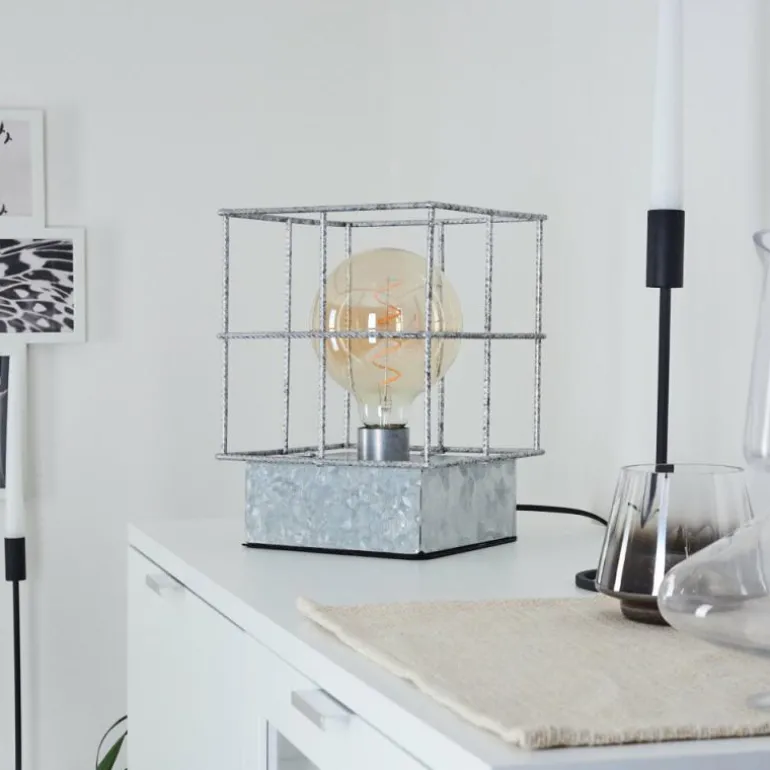 Lampe de table Fevaag Nickel mat, 1 lumière