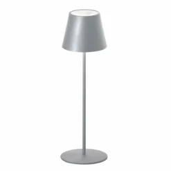 Lampe de table FHL easy Cosenza LED Argenté, 1 lumière, Changeur de couleurs