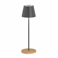 Lampe de table FHL easy Cosenza LED Gris, Écru, 1 lumière, Changeur de couleurs