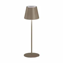 Lampe de table FHL easy Cosenza LED Brun, Gris, 1 lumière, Changeur de couleurs