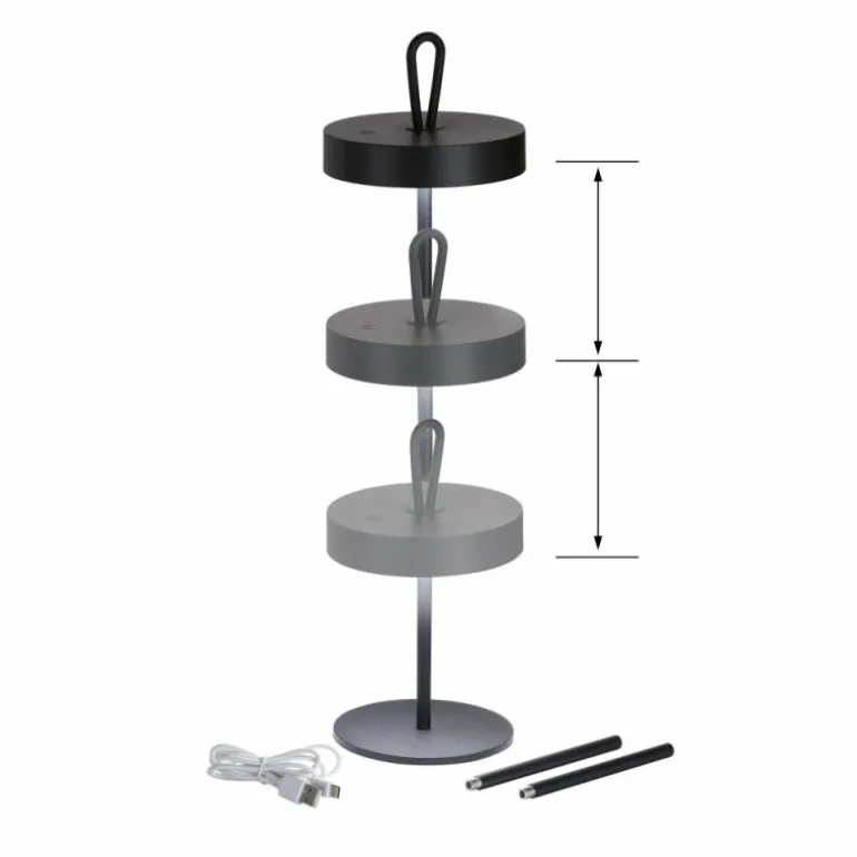 Lampe de table FHL easy Dord LED Noir, 1 lumière