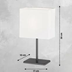 Lampe de table FHL easy Kate Noir, 1 lumière