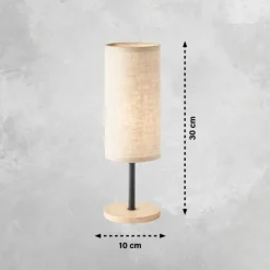 Lampe de table FHL easy Kira Noir, 1 lumière