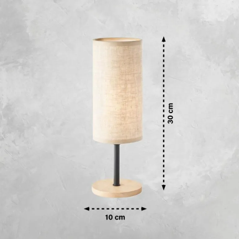 Lampe de table FHL easy Kira Noir, 1 lumière