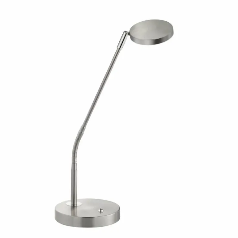 Lampe de table FHL easy Luna LED Nickel mat, 1 lumière