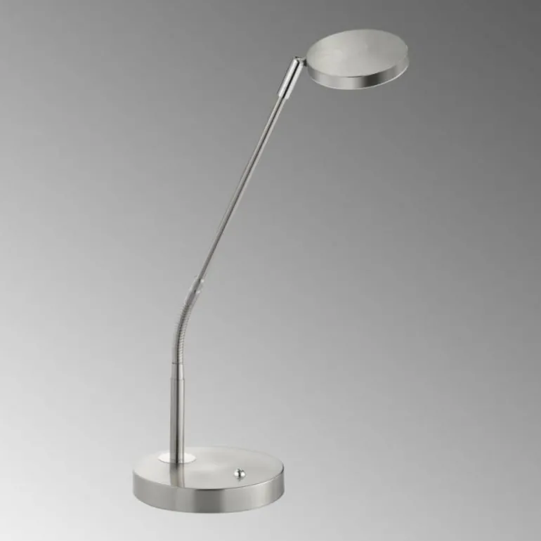 Lampe de table FHL easy Luna LED Nickel mat, 1 lumière