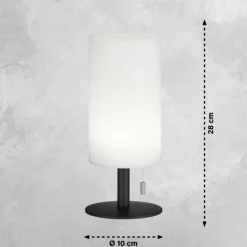 Lampe de table FHL easy Larino LED Anthracite, 1 lumière, Changeur de couleurs