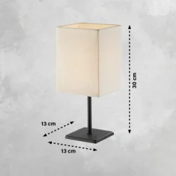 Lampe de table FHL easy Lela Noir, 1 lumière