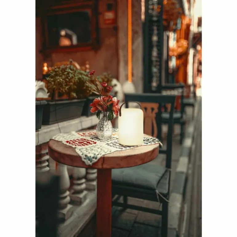 Lampe de table FHL easy Orno LED Blanc, 1 lumière, Télécommandes, Changeur de couleurs