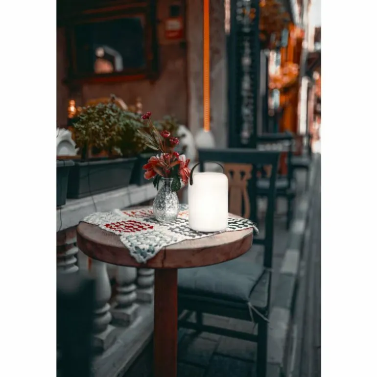 Lampe de table FHL easy Orno LED Blanc, 1 lumière, Télécommandes, Changeur de couleurs